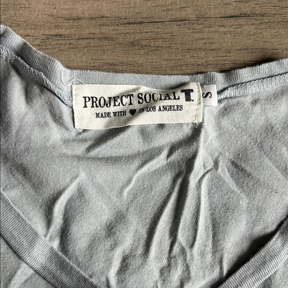 Project Social T Light Gray Tank Top - Picture 2 of 5